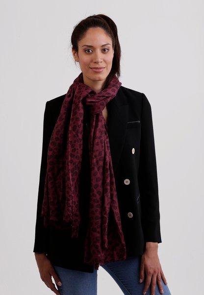 CASH-MERE.CH Sciarpa Leopardata  