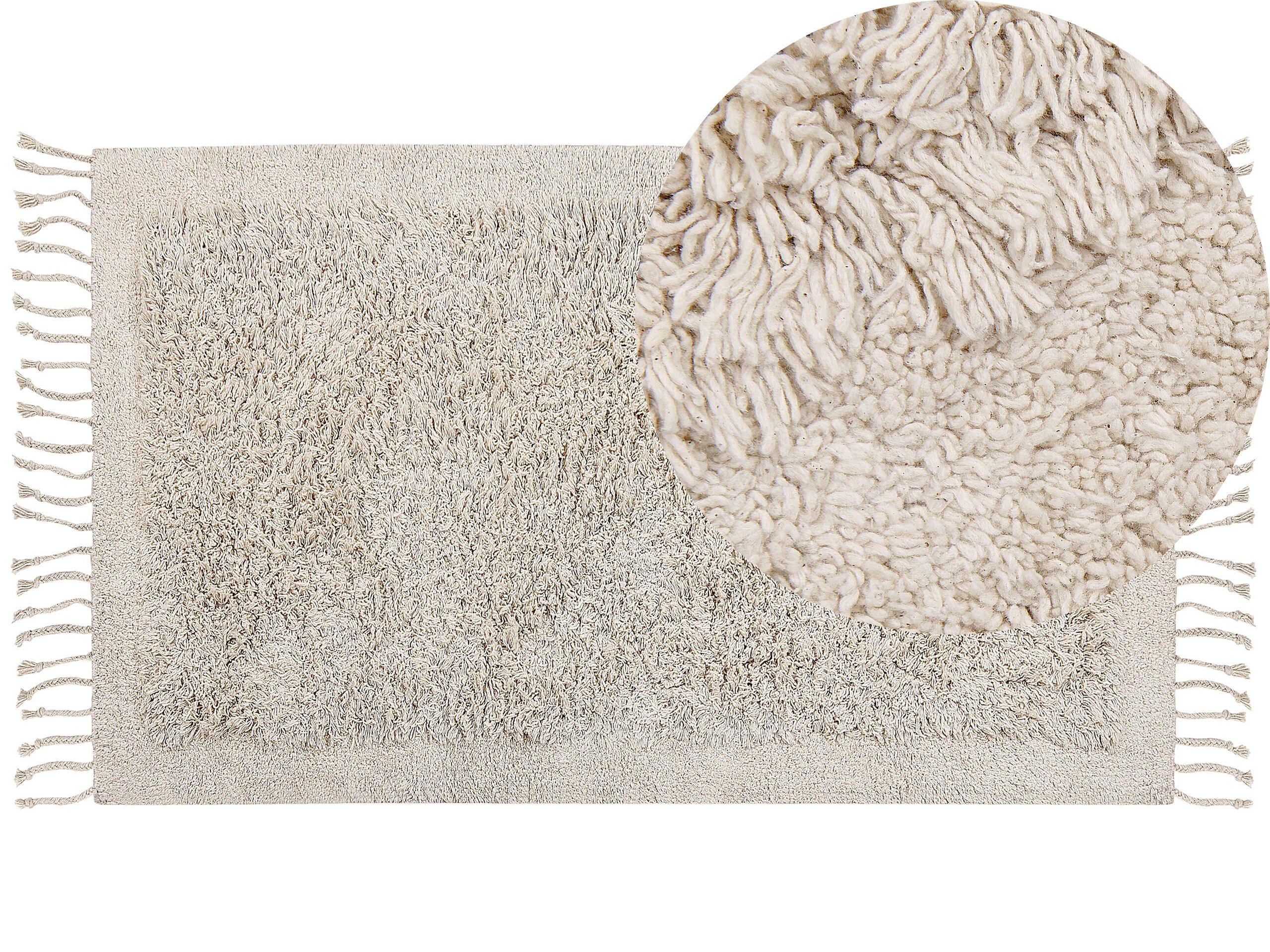 Beliani Tapis en Coton Traditionnel BITLIS  