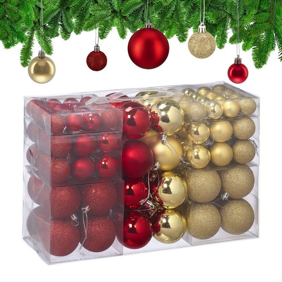 Ensemble de boules de Noël