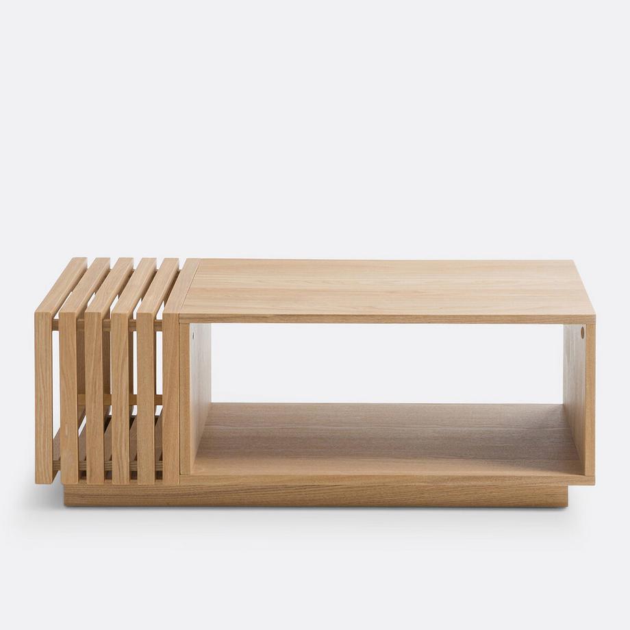 La Redoute Intérieurs Table basse plaqué frêne  