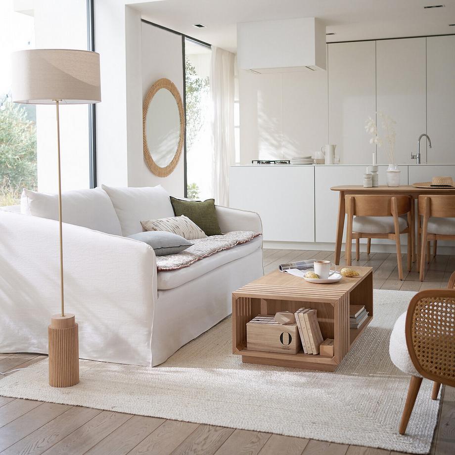 La Redoute Intérieurs Table basse plaqué frêne  