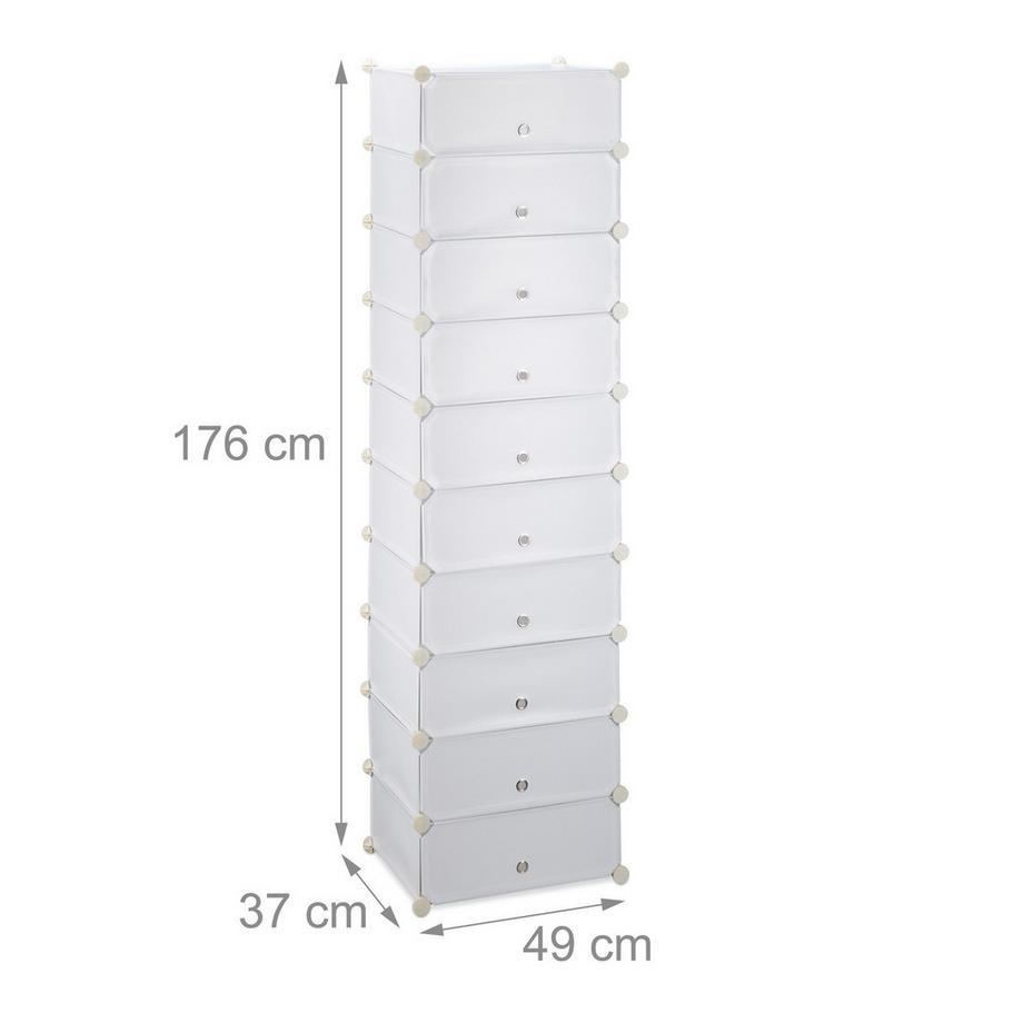 B2X Schuhregal 10 Ebenen  