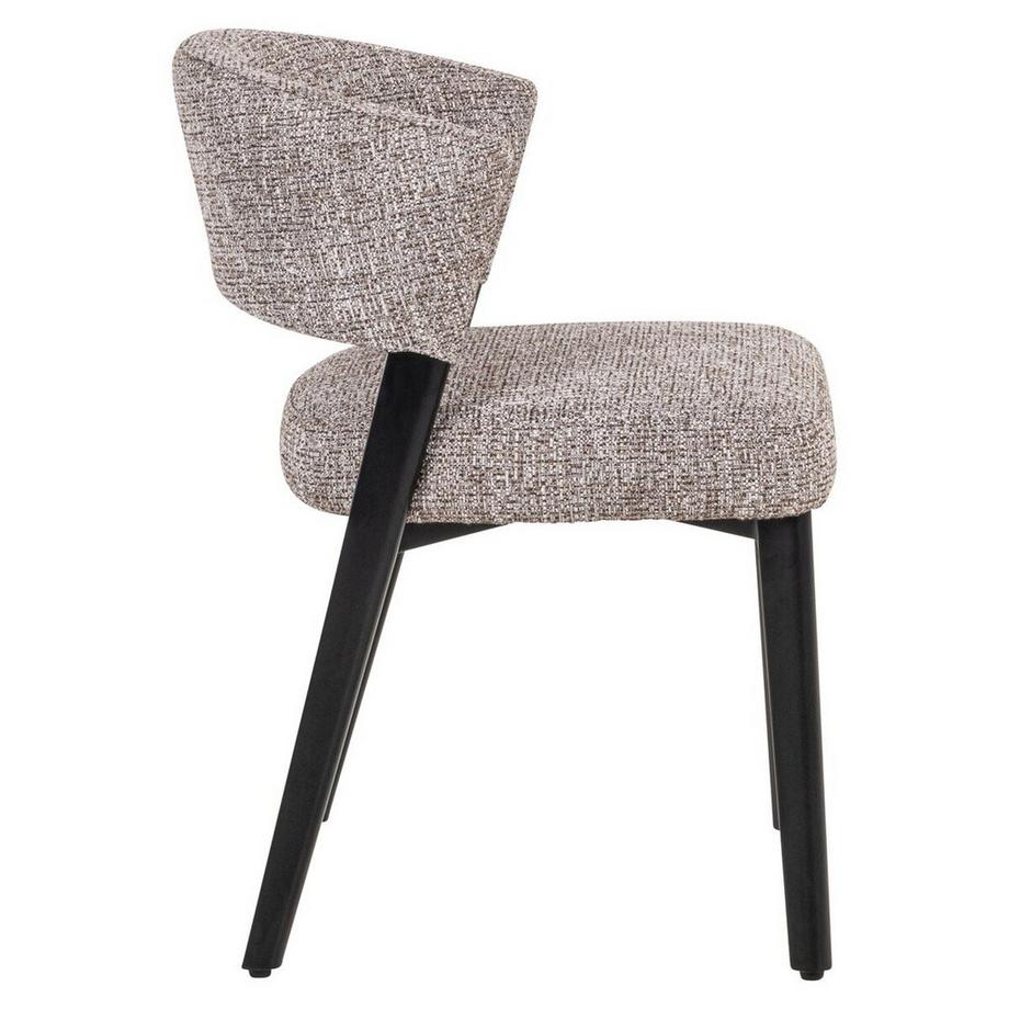 Richmond Interiors Esszimmerstuhl Zeno earth tweed  