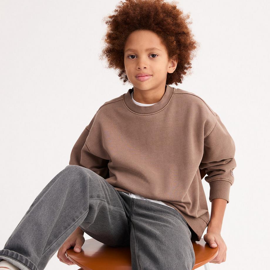 Sweatshirt mit Rundhalsausschnitt