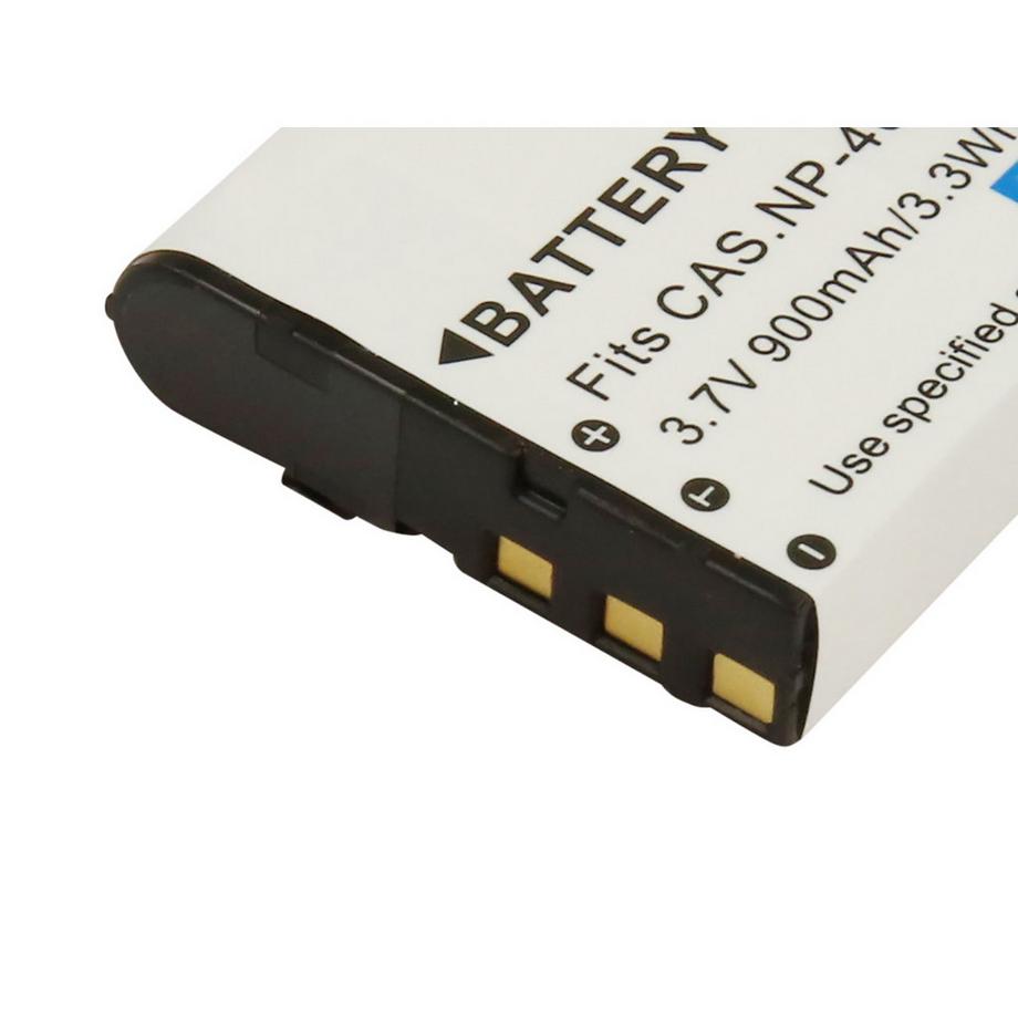 Avizar  Batteria agli ioni di litio 3.7V 900mAh 3.3Wh per fotocamere Casio NP-40 