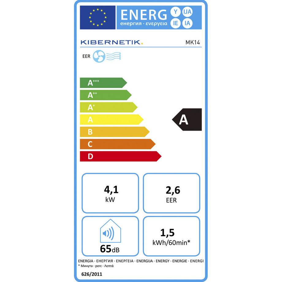 Kibernetik Climatiseur mobile Kibernetik 14'000 BTU  