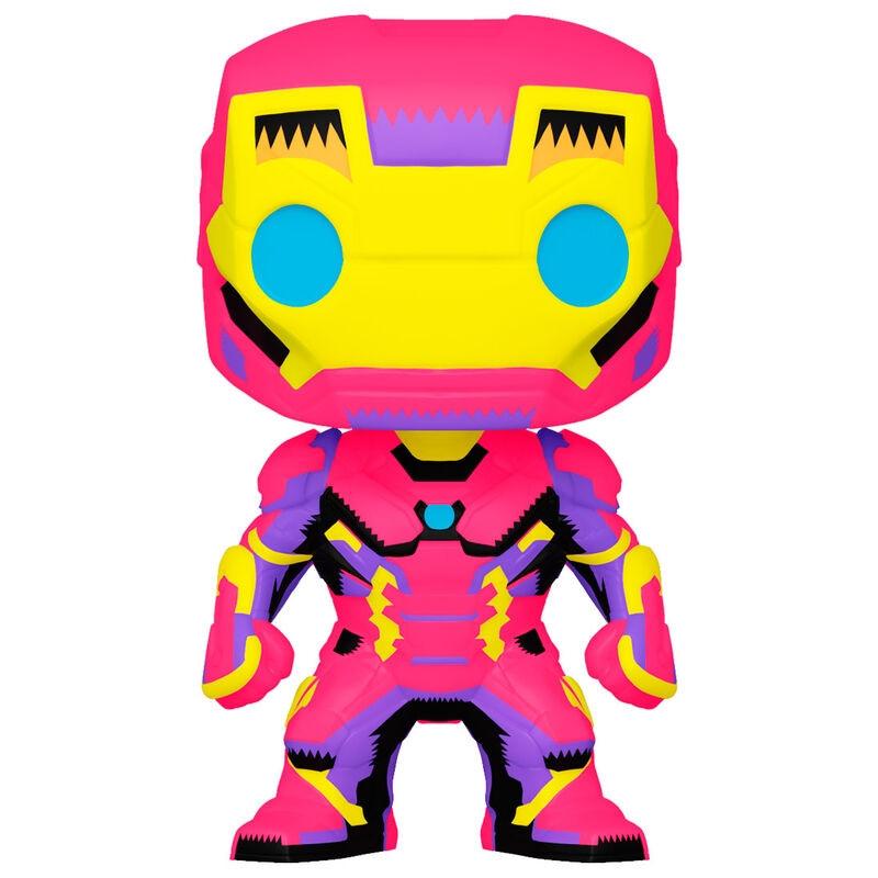 Funko  Figura POP Marvel Iron Man Luce Nera Esclusiva 