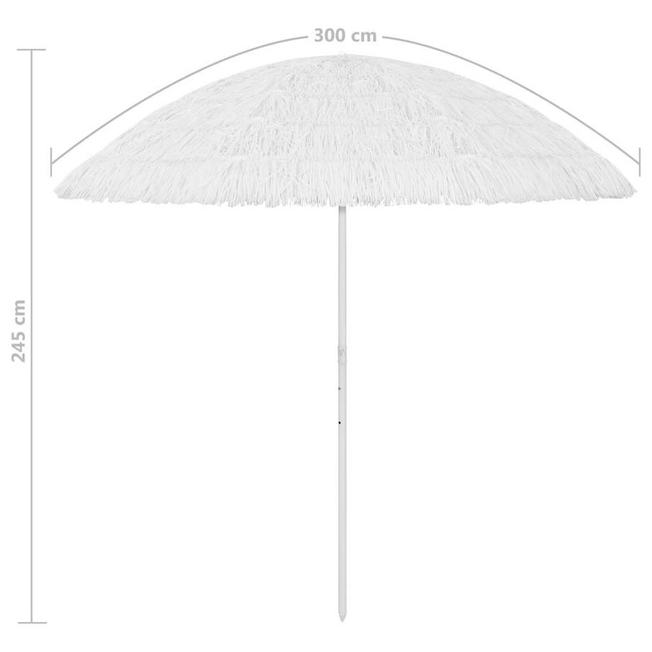 VidaXL Parasol de plage hawaii  