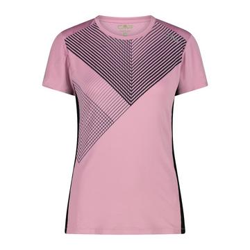 t-shirt mit rundhalsausschnitt, damen