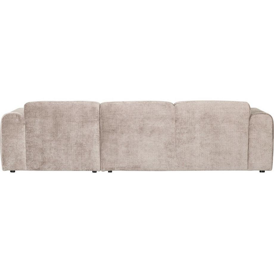 mutoni Ecksofa Cloud rechts gewebte Chenille natur 280x165  