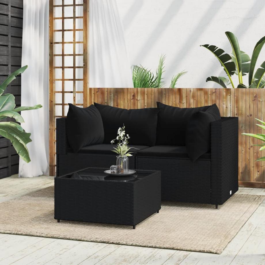 VidaXL Garten lounge set poly-rattan  