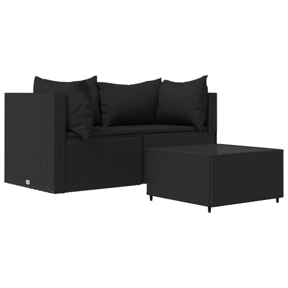 Garten lounge set poly-rattan