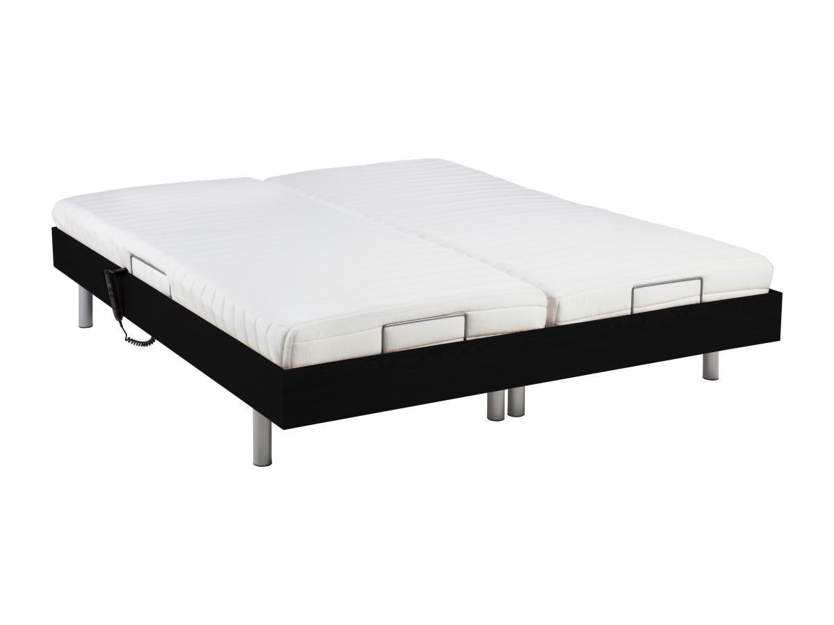 DREAMEA Lit électrique relaxation tout plots matelas latex CASSIOPEE III de DREAMEA moteurs OKIN 2  