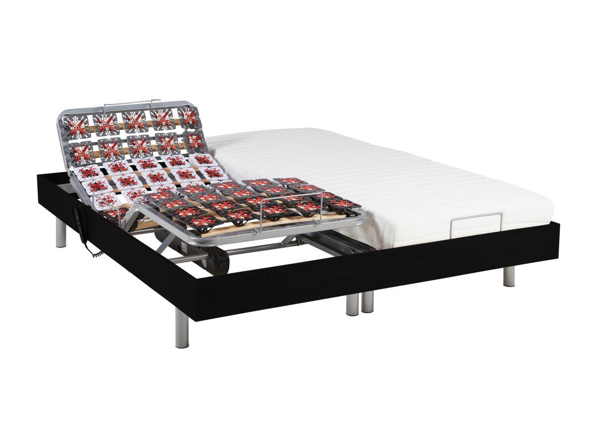 DREAMEA Lit électrique relaxation tout plots matelas latex CASSIOPEE III de DREAMEA moteurs OKIN 2  