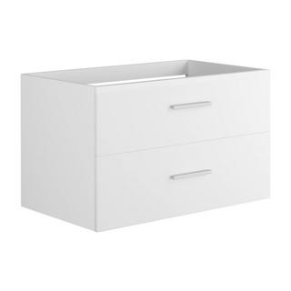 Vente-unique Mobile sotto lavabo sospeso 80 cm Bianco - KAYLA  