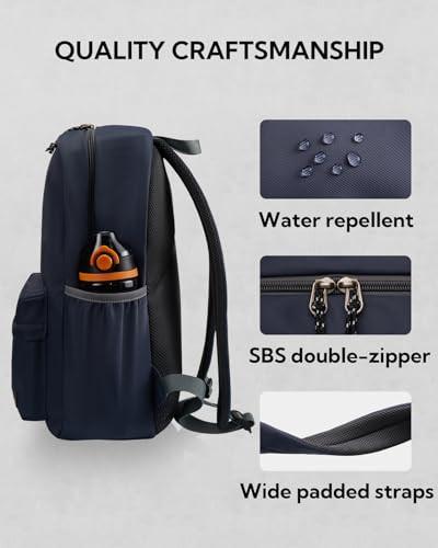 Only-bags.store  Leichter Schulrucksack Rucksack: lässige Schultasche mit Laptopfach Wanderrucksack 