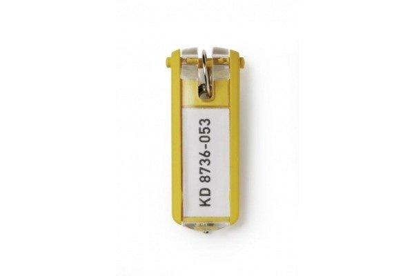 DURABLE  DURABLE Schlüsselanhänger KEY CLIP 195704 gelb 6 Stück 
