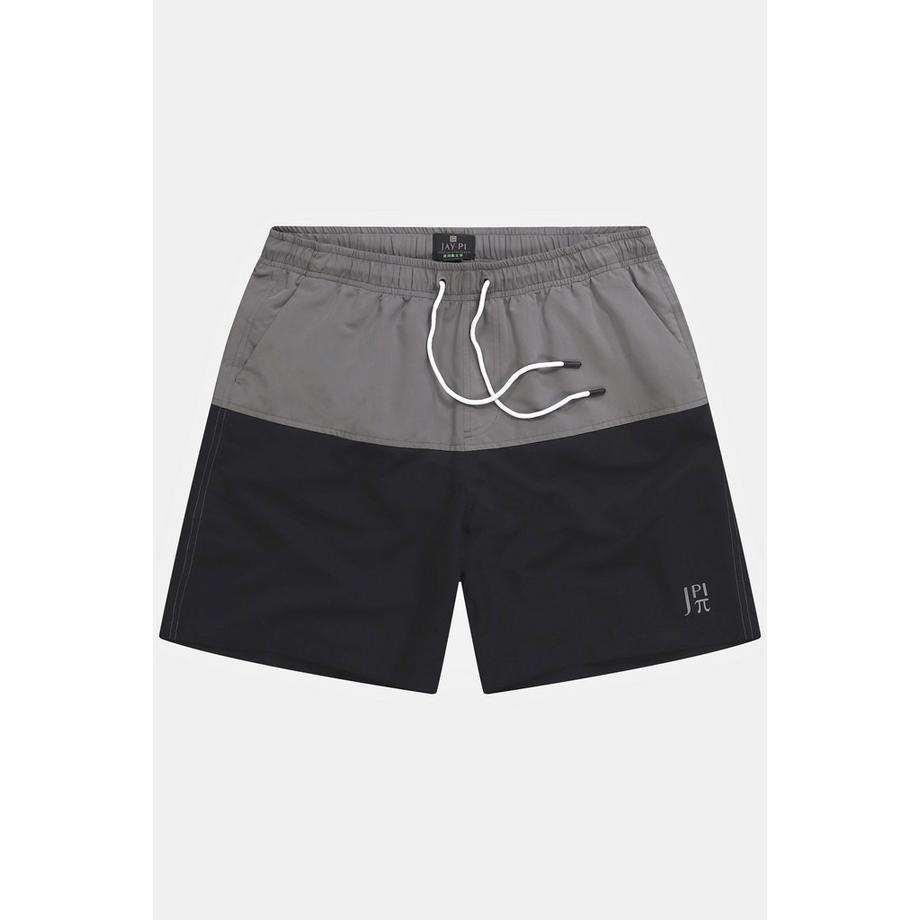 JP1880 Zweifarbige Badeshorts mit Elastikbund  