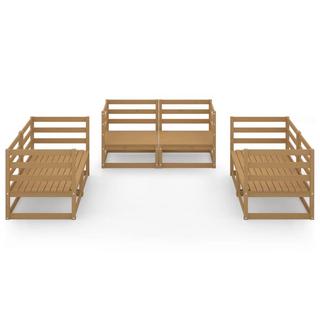 VidaXL Ensemble de meubles de jardin bois de pin  