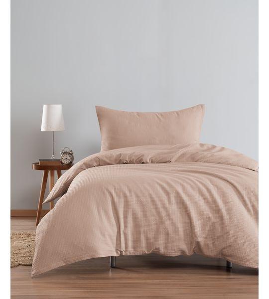 Flair Seersucker Uni Set de linge de lit  