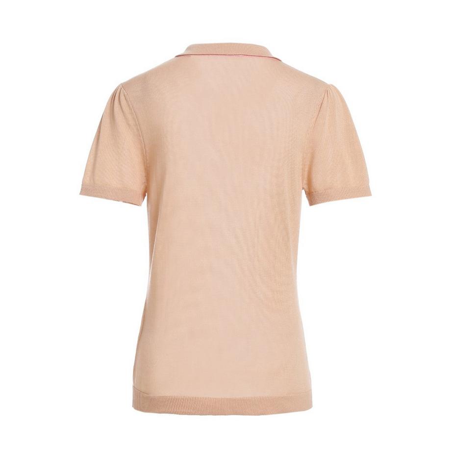 Bellemere New York Zweifarbiges Tencel Polo Shirt  