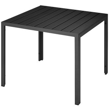 Tavolo da giardino Maren in alluminio, piedi regolabili in altezza, 90 x 90 x 74,5 cm