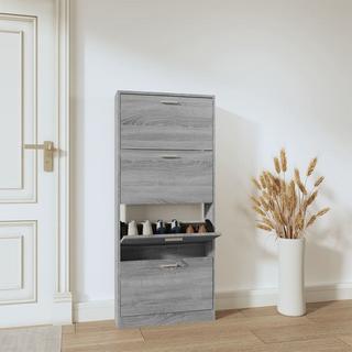 VidaXL Armoire à chaussures bois d'ingénierie  