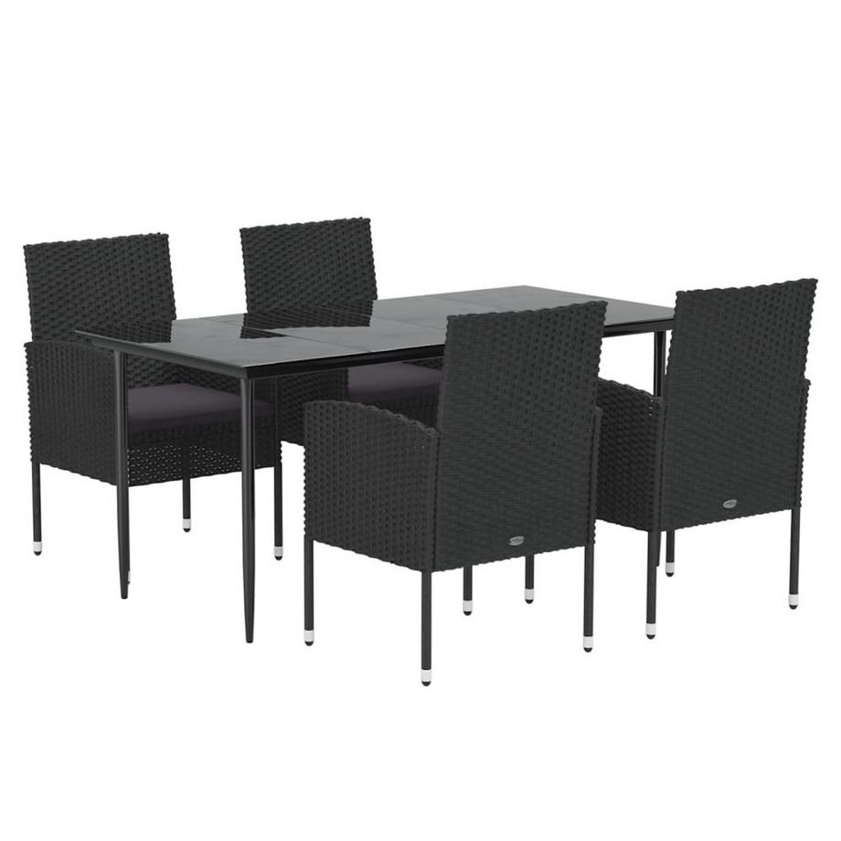 VidaXL set da pranzo da giardino Polirattan  