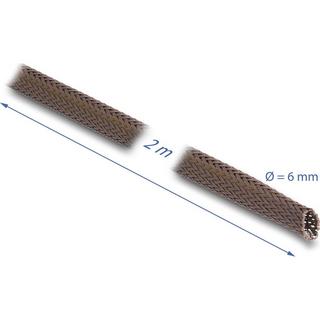 DeLock  Geflechtschlauch nagerfest 