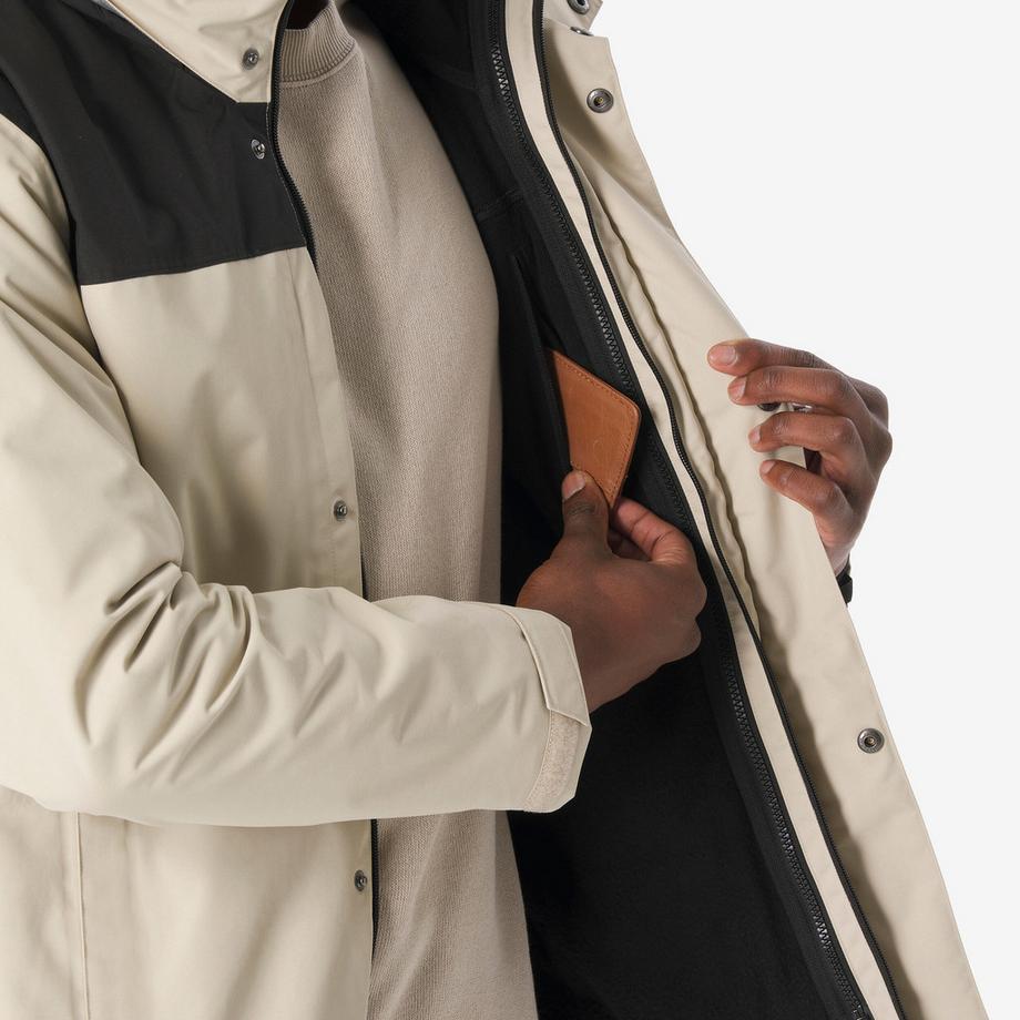 FORCLAZ Travel 100 Veste d'hiver imperméable 3 en 1  