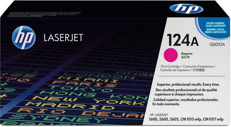 Hewlett-Packard  HP Toner-Modul 124A magenta Q6003A Color LaserJet 2600 2000 S. 