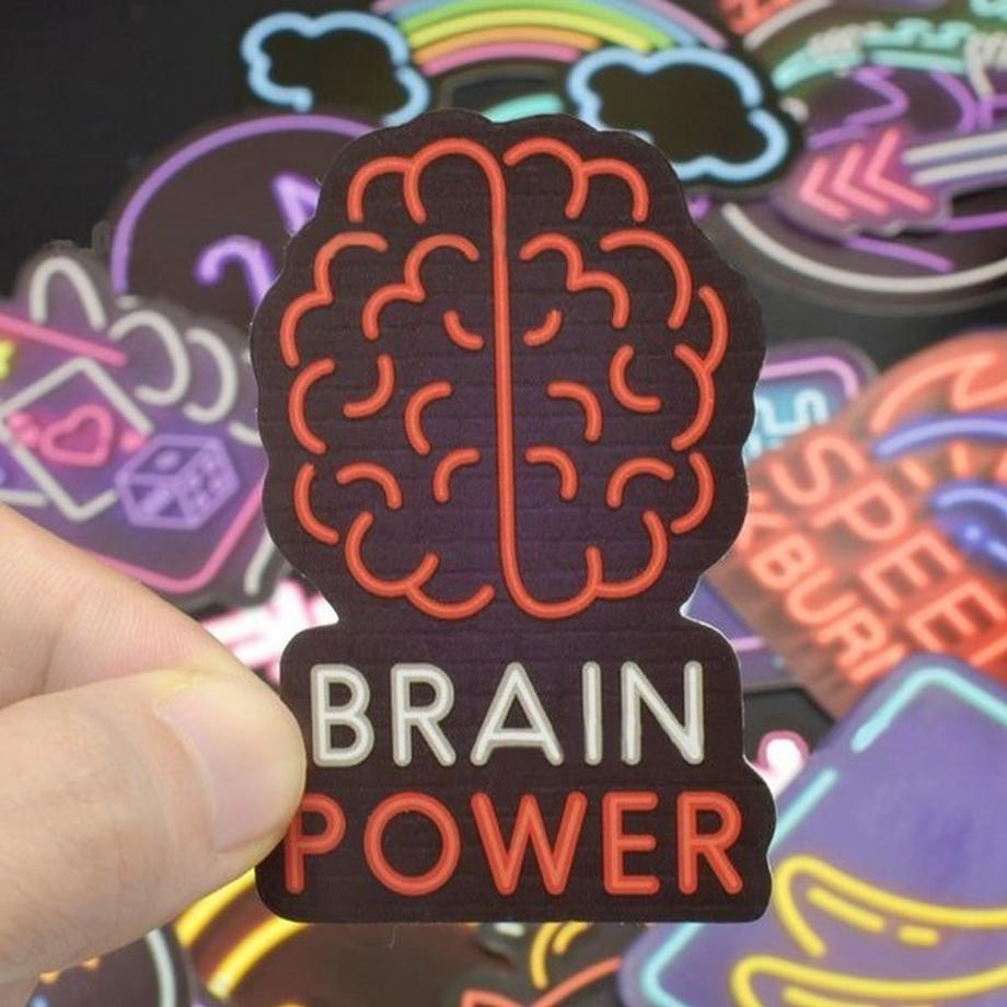 Gameloot 50x autocollants, néon  