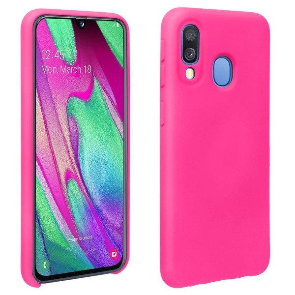 Avizar  Coque Soft Touch Galaxy A40 Rose 