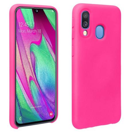 Avizar  Coque Soft Touch Galaxy A40 Rose 