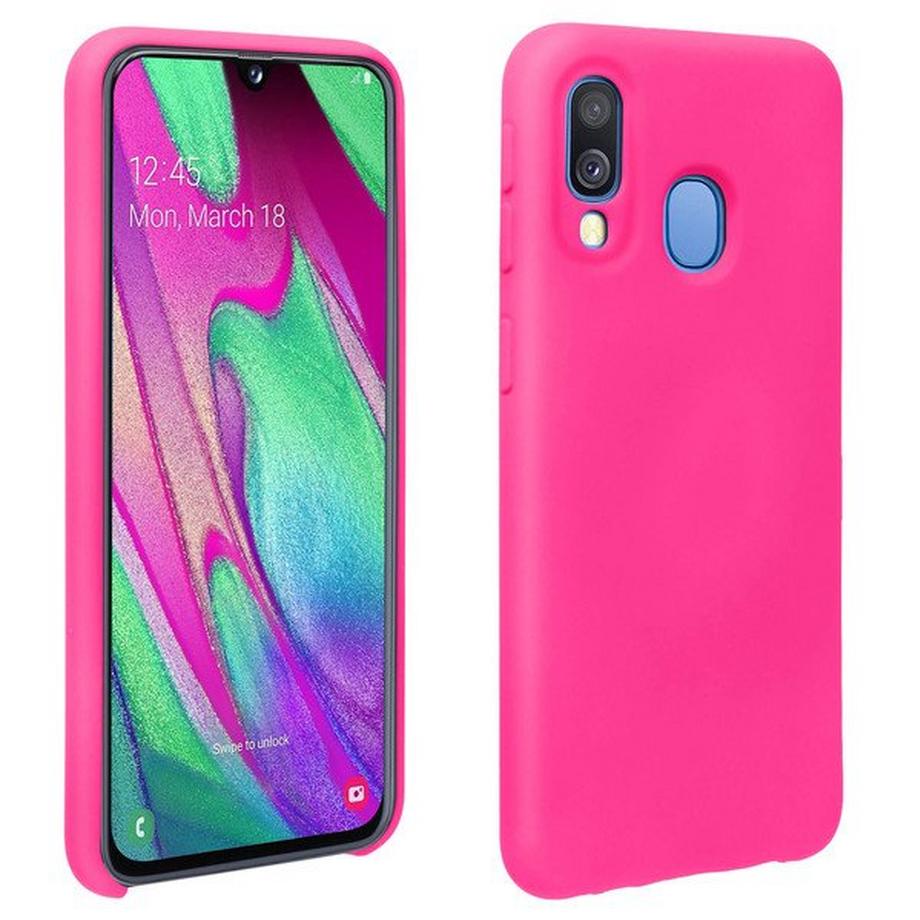 Avizar  Coque Soft Touch Galaxy A40 Rose 