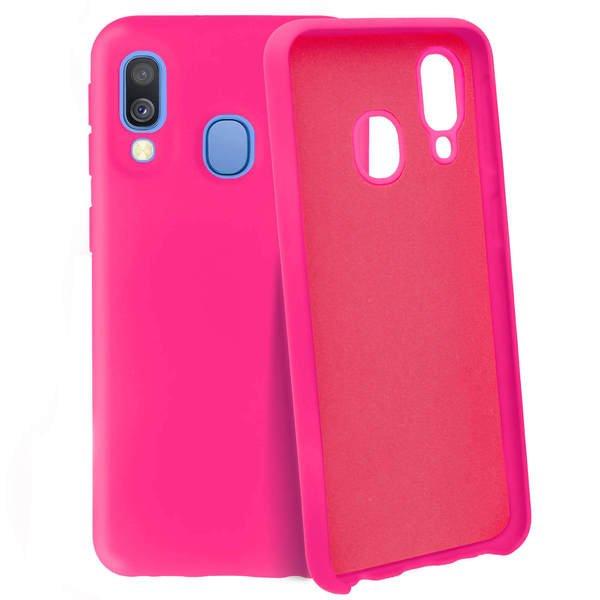 Avizar  Coque Soft Touch Galaxy A40 Rose 