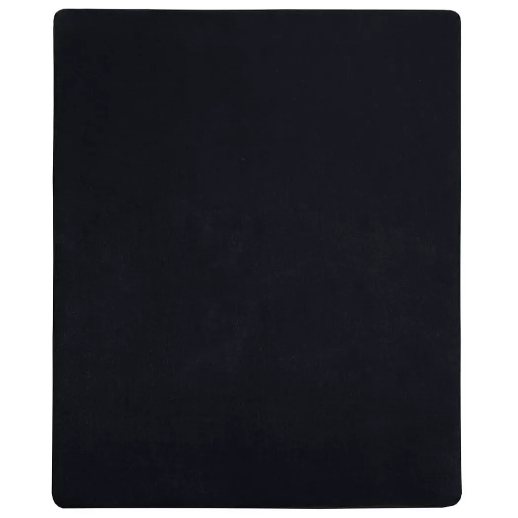 VidaXL - Drap-housse en jersey coton, Onesize, Noir