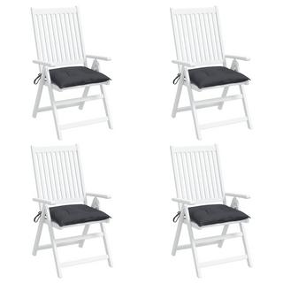 VidaXL Coussins de chaise 4 pcs 40x40x7 cm Tissu  