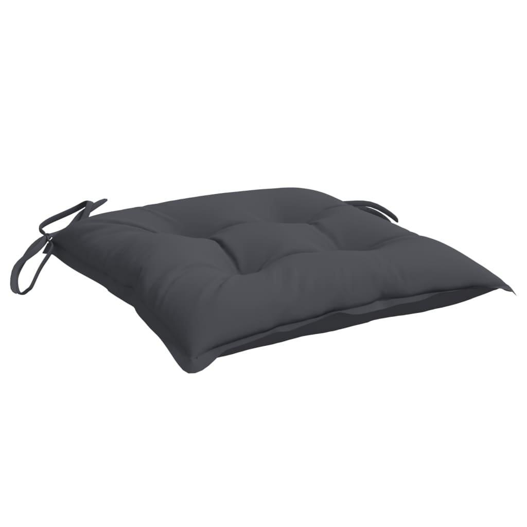 VidaXL Coussins de chaise 4 pcs 40x40x7 cm Tissu  