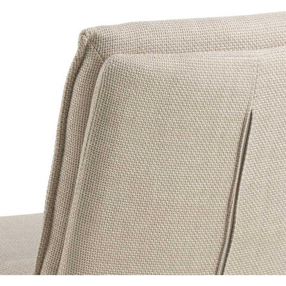 mutoni Chaise de salle à manger Fauna beige pivotante (1 pièce)  