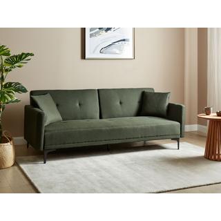 Beliani Schlafsofa aus Polyester Retro LUCAN  