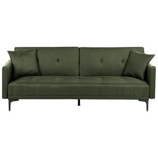 Beliani Schlafsofa aus Polyester Retro LUCAN  