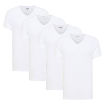 Maglietta Uomini Confezione da 4 Vestibilità confortevole-Style Amado 4-Pack