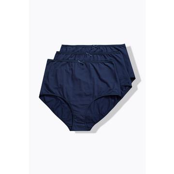 Culottes maxi, lot de 3, couleurs unies