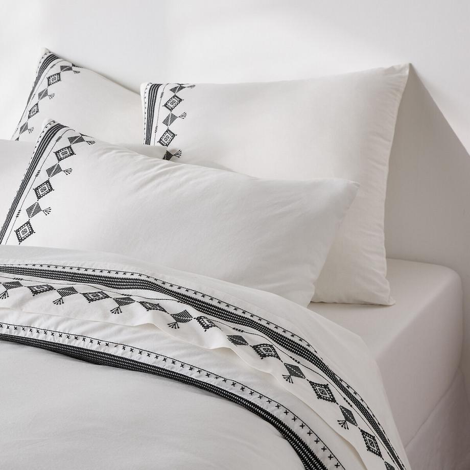 La Redoute Intérieurs Ifrane Kissenbezug aus gewaschener Baumwolle  