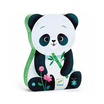 Djeco Puzzles silhouettes Léo le Panda - 24 pcs