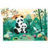 Djeco  Djeco Puzzles silhouettes Léo le Panda - 24 pcs 