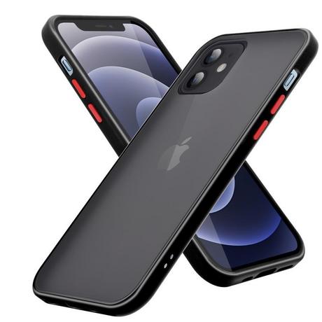 Cadorabo  Hülle für Apple iPhone 12 PRO MAX Hybrid mit TPU Silikon Innenseite 