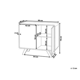 Beliani Commode en MDF Moderne MILO  