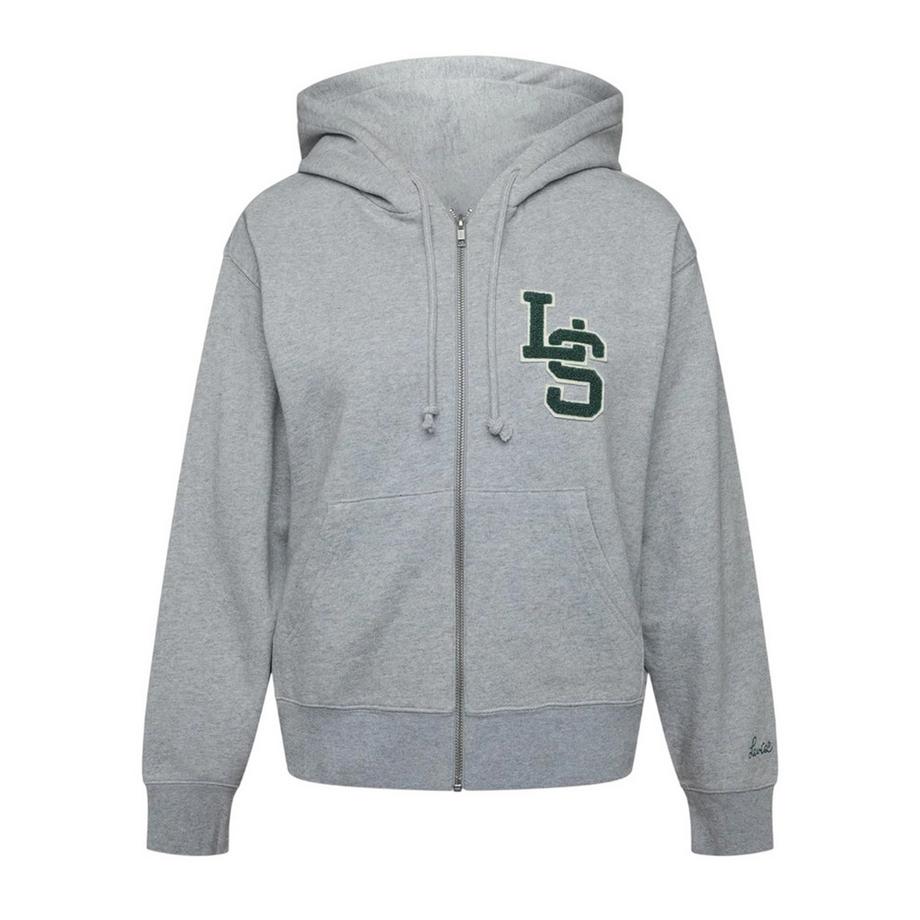 Felpa Con Cappuccio E Zip Intera Scrittura